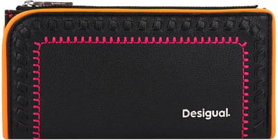 Desigual Portemonnee Ines Long Wallet Black Zwart