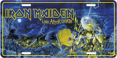 Iron Maiden - Live After Death Metalen wandbord - Blauw/Multicolours