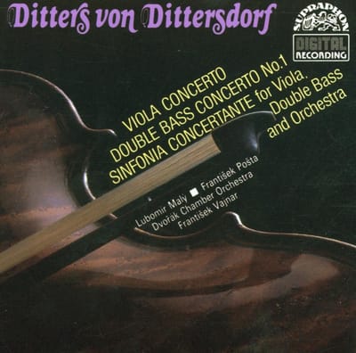 Lubomir Maly, Dvořák Chamber Orchestra, Frantisek Vajner - Dittersdorf: Concerto For Double Bass & Viola (CD)
