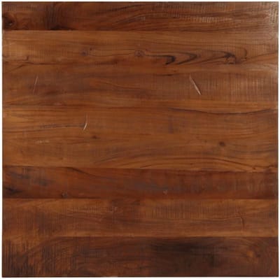 Houten Tafelblad - Vervangend Blad - Tafel Opknappen - Massief Gerecycled Hout - 90x90x38 cm - Naturel