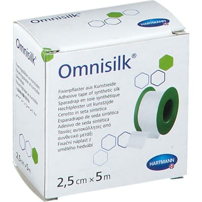 Hartmann Omnisilk 2.5cm x 5m 9004312 1 Pleister