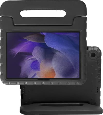 Hoes - Geschikt voor Samsung Galaxy Tab A8 - Kinderhoes Shockproof Bumper - Kidsproof Case - Tablet Hoesje - Kinder Hoes Cover - Zwart