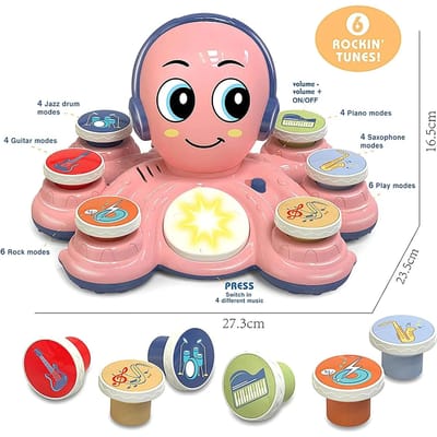 Baby Muziek Speelgoed Leer Speelgoed voor Peuters Octopus Muziek Speelgoed Kleuter Muziek Educatief Speelgoed voor Verjaardag