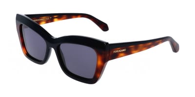 Ferragamo SF2065S Black/tortoise 54/16/145 WOMAN Zonnebrillen