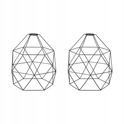 2x Zwarte Lamp Cape Hanglamp 30 cm - Elegant Design