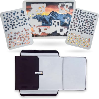 Puzzelkoffer 1000 Stuks – Draagbare Puzzelmap met Puzzelbord voor Puzzelplaten tot 73x53 cm