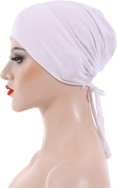 Bovista Hoofddoek - Hijab - Dames - Abaya - Sjaal - Islamitische Kleding - Moslim Kleding - Alhamdulillah - Wit
