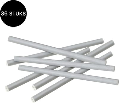 Purepeak Spaakreflectoren Set 36 Stuks - Spaakverlichting Kinderfiets - Spaakversiering - Zilver