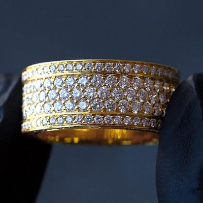 Huitan Eeuwigheid Trouwringen Damesringen Luxe Gouden Kleur Gezet Zirkonia Simpele en Elegante Vrouwelijke Jubileum Sieraden 8 gray