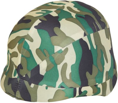 Rubies Soldaten/leger verkleed helm - camouflage print - voor kinderen - Verkleed accessoires/helmen