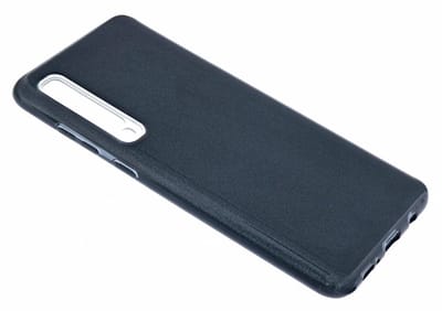 Ntech Hoesje Geschikt voor Huawei P30 Pro Glitter TPU Back Cover Hoesje - Zwart