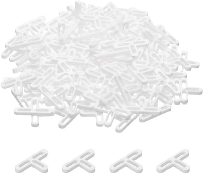 Tegelafstandhouders - Tegelzetters clips - Nauwkeurig Tegels Leggen - T-Type Ontwerp - 5 mm Breed - Wit