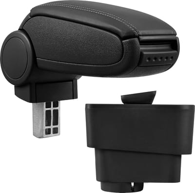 Armsteun voor Fiat Grande Punto vanaf 09-2005 kunstleer zwart