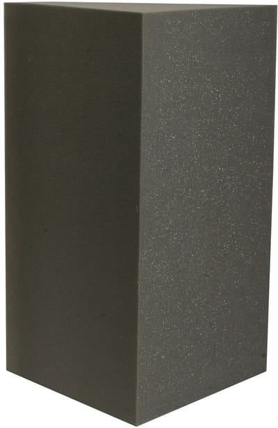MUSIC STORE Absorber-Set Corner, anthraciet 2x Akustikschaum, 300x300x600 - Bass traps en corner bass traps
