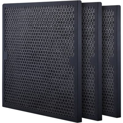 VEVOR Actieve Koolstoffilters, 3-pack, 40 x 40 cm Luchtfiltervervanging, Hoogrendementsfilters Niveau 2, Compatibel met BlueDri en VEVOR Scrubber, Luchtreiniger, Apparatuur voor waterschadeherstel