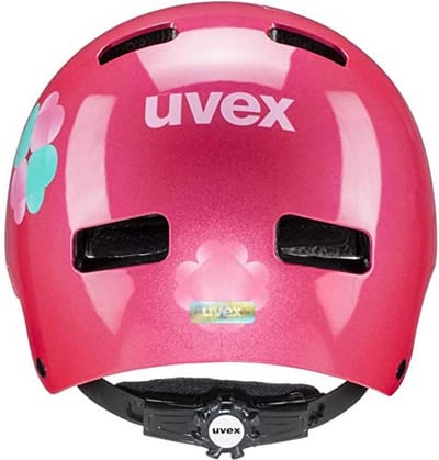 uvex Kid 3 Fietshelm Kind Pink/Flower - Unisex - maat 55-58
