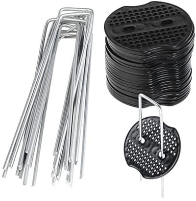 Gegalvaniseerde Tuin Haringen Set - 30 Stuks Tuinbevestigingspinnen voor Onkruidbestrijding en Landscaping