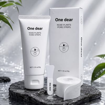 One Dear Power Grip Neusstrips – Intensieve Neusreiniging- Verwijdert Mee-eters, Talg & Zwarte Puntjes – Aloë Vera Formule – 60 Strips + Gel