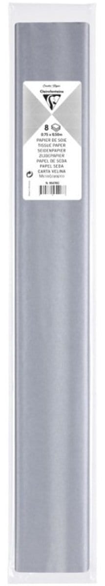 Clairefontaine zijdepapier, 500 x 750 mm, zilver