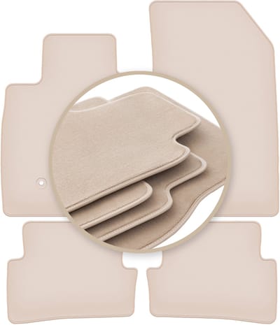 PREMIUM beige matten voor: Reault Thalia II sedan 2008-2013