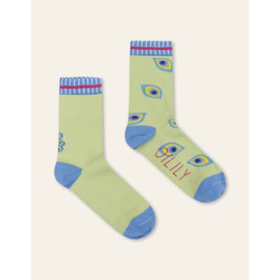Oilily Madurai Sokken- maat35-38 Lime Cream