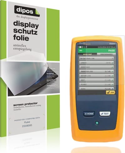 dipos – 4x Matte Beschermfolie geschikt voor Fluke DSX8000 | Krasbestendige & antireflecterende Screenprotector Ultra-Thin