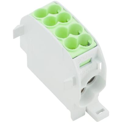 Weidmüller 1560650000 Verdeler-serieklem Schroeven Groen 5 stuk(s)