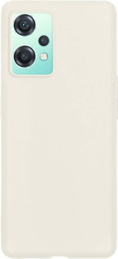 Hoes - Geschikt voor OnePlus Nord CE 2 Lite - Sterk & Shockproof - Hoesje Cover - Siliconen Case - Wit