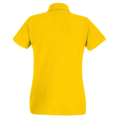 Fruit of the Loom Dames/Dames Lady Fit Poloshirt met korte mouwen (Goud)