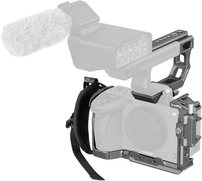 Camera Cage Kit voor Sony FX3/FX30 met XLR Handgreep, HDMI Kabelklem en QR Cold Shoe Accessoires