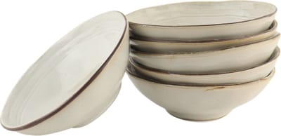 OTIX Soepkommen - 6 Persoons - Beige - 15cm - Soeptassen - Keramiek - LILY
