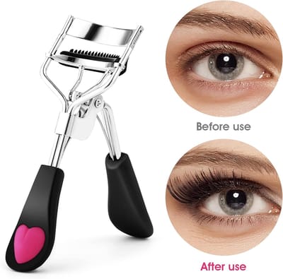Wimperkruller - Krullen of Trekken - Langdurig - Geschikt voor Alle Oogvormen - Professionele Wimpermake - Uptools - Zwart