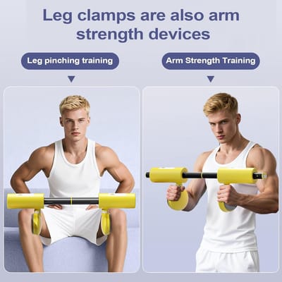 Bekkenbodem Trainer - Spier Trainer Pelvis - Bekkenbodem Versterken - Stille Weerstandstechnologie - 565 x 19 x 15 cm - Geel