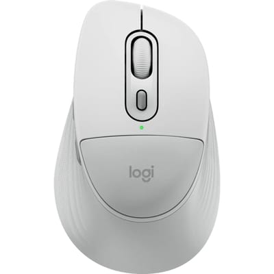 Logitech Signature Comfort Plus M850L - Draadloze Bluetooth Muis - Ergonomisch - Wit
