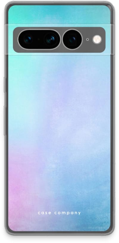 Case Company® - Hoesje geschikt voor Google Pixel 7 Pro hoesje - Mist pastel - Soft Cover Telefoonhoesje - Bescherming aan alle Kanten en Schermrand