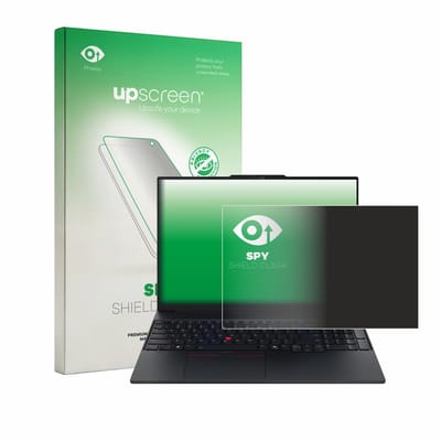 upscreen - privacy screenprotector voor Lenovo ThinkPad E16 Gen 4 - Folie Beschermfolie Blauwlichtfilter