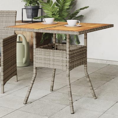 Tuin Eettafel - Buiten Terras Tafel - Buiten Dineren - Acacia Hout Oppervlak - 80 x 80 x 75 cm