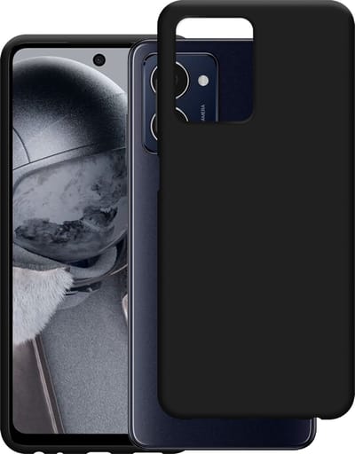 Cazy hoesje geschikt voor HMD Pulse Pro Hoesje Siliconen - Flexibele Case - Zwart