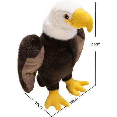 Schattige Adelaar Pluche Pop Kussen Met Zachte Vliegende Vleugels Knuffeldier Huisdecoratie Grote Maat Simulatie Vogel Speelgoed Cadeau Voor Kinderen
