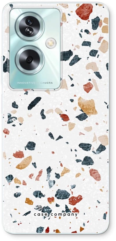 Case Company® - Hoesje geschikt voor Oppo A79 hoesje - Terrazzo N°4 - Soft Cover Telefoonhoesje - Bescherming aan alle Kanten en Schermrand