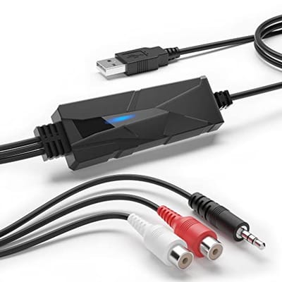 USB Audio Captur Device – Audio Digitaliseren van Cassette, Vinyl en Meer voor Muz liefhebbers en Podcasters