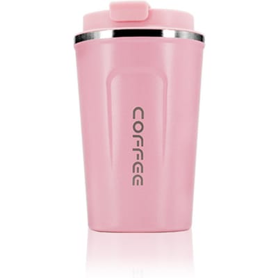 Koffiekopje Lekvrij Geïsoleerde Thermische Kop Auto Draagbare Reis Koffiemok Roestvrij Staal 510ml 510ml white