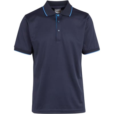 Regatta Heren Navigate Poloshirt met Korte Mouwen (Marine/Franse marine)