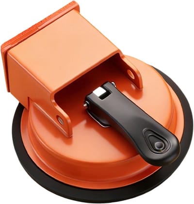 Vloerfixeerzuignap - Plankengrijper Reparatiehulp - Vloeren Installeren - Schokabsorberende Zuignap - 11.8 cm Diameter - Zwart