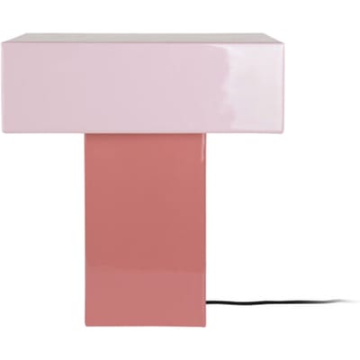 Leitmotiv tafellamp grato recto rose tan & soft pink