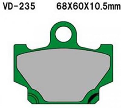 Plaquette de frein Vesrah pour Moto Yamaha 350 Rd Lc Ypvs 1983 à 1984 AVG / AVD Neuf