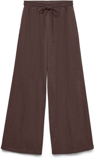 Vero Moda Broek met wijde pijpen VMVILJA High waist fluwelen Broek