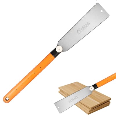 Japanse Handzaag - Trekzaag Dubbele Rand - Precisie Houtbewerking - Fijne Gladde Snede - 270mm Zaagblad
