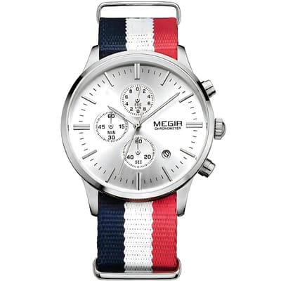 Manike 2011 Herenhorloge – Klassiek Design – Japans Quartz Uurwerk – Echt Leren Band – Roestvrijstalen Kast – Spatwaterdicht – Tijdloos & Elegant