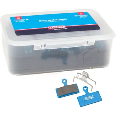 Paar van 10 biologische fietsremblokjes Elvedes Shimano BRM666, BRM785, BRM985, BRM988